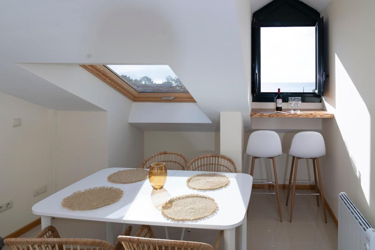 Apartamento Cabra Playa De Langosteira En Finisterre Con Vistas Al Mar San Martin de Arriba Bagian luar foto